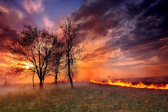 Northern Flinthills Spring Sunset